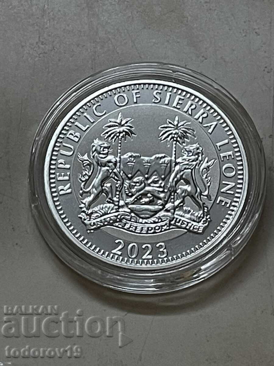 Delivery of Silver 1 oz Egyptian Goddess Isis Sierra Leone 2023 Delivery of Silver 1 oz Egyptian Goddess Isis Sierra Leone 2023