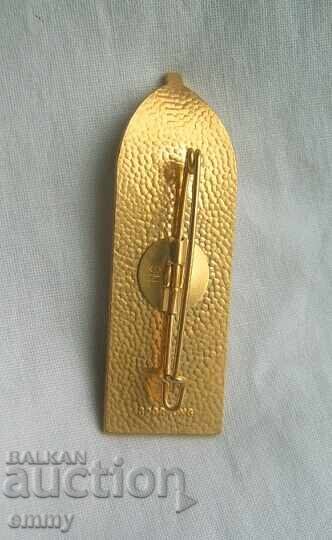 Auction  Ski badge - Ski cross-country race, biathlon, Falun, Sweden