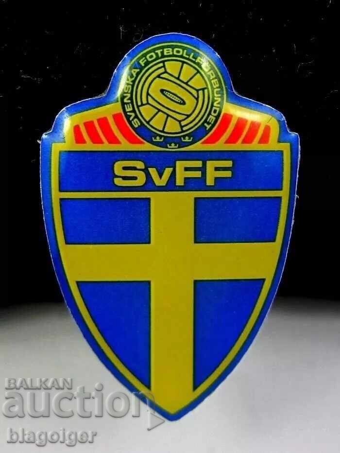 Σήμα ποδοσφαίρου - Ποδοσφαιρική Ομοσπονδία Σουηδίας - Sporrong με τιμή 6.99 BGN | € 3.57 Σήμα ποδοσφαίρου - Ποδοσφαιρική Ομοσπονδία Σουηδίας - Sporrong με τιμή 6.99 BGN | € 3.57