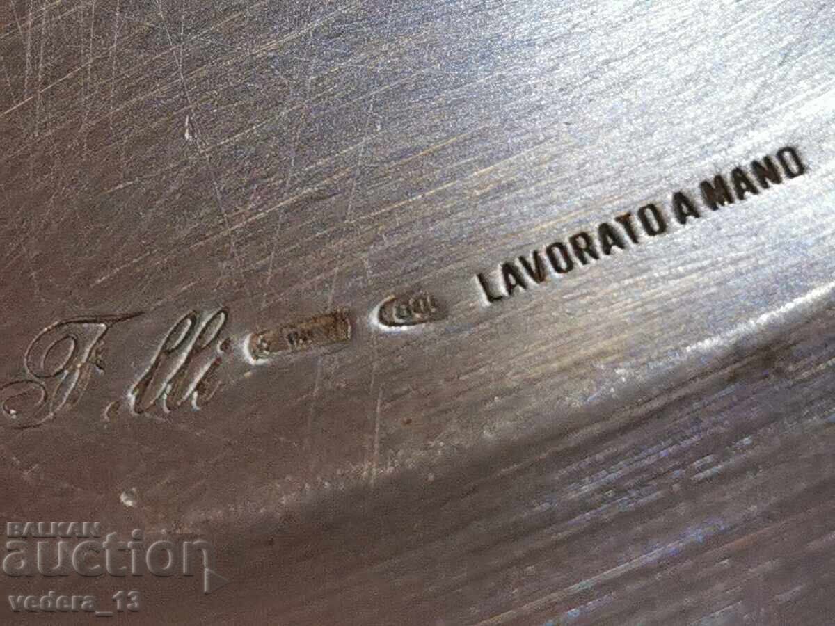 LARGE DESIGNER SILVER BOWL - 5 LARGE DESIGNER SILVER BOWL - 5