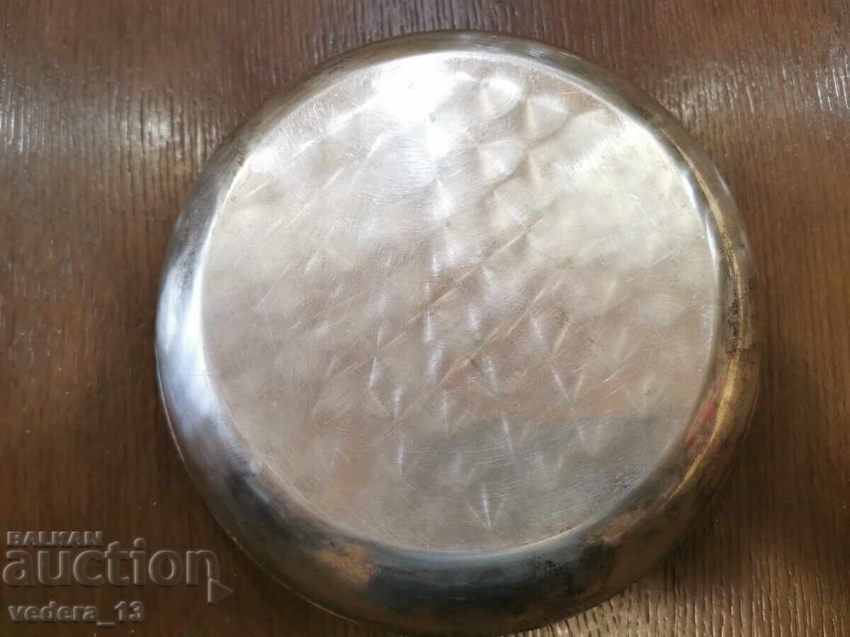 LARGE DESIGNER SILVER BOWL - 6 LARGE DESIGNER SILVER BOWL - 6