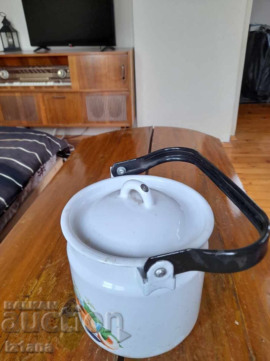 Old enamel teapot - 5 Old enamel teapot - 5