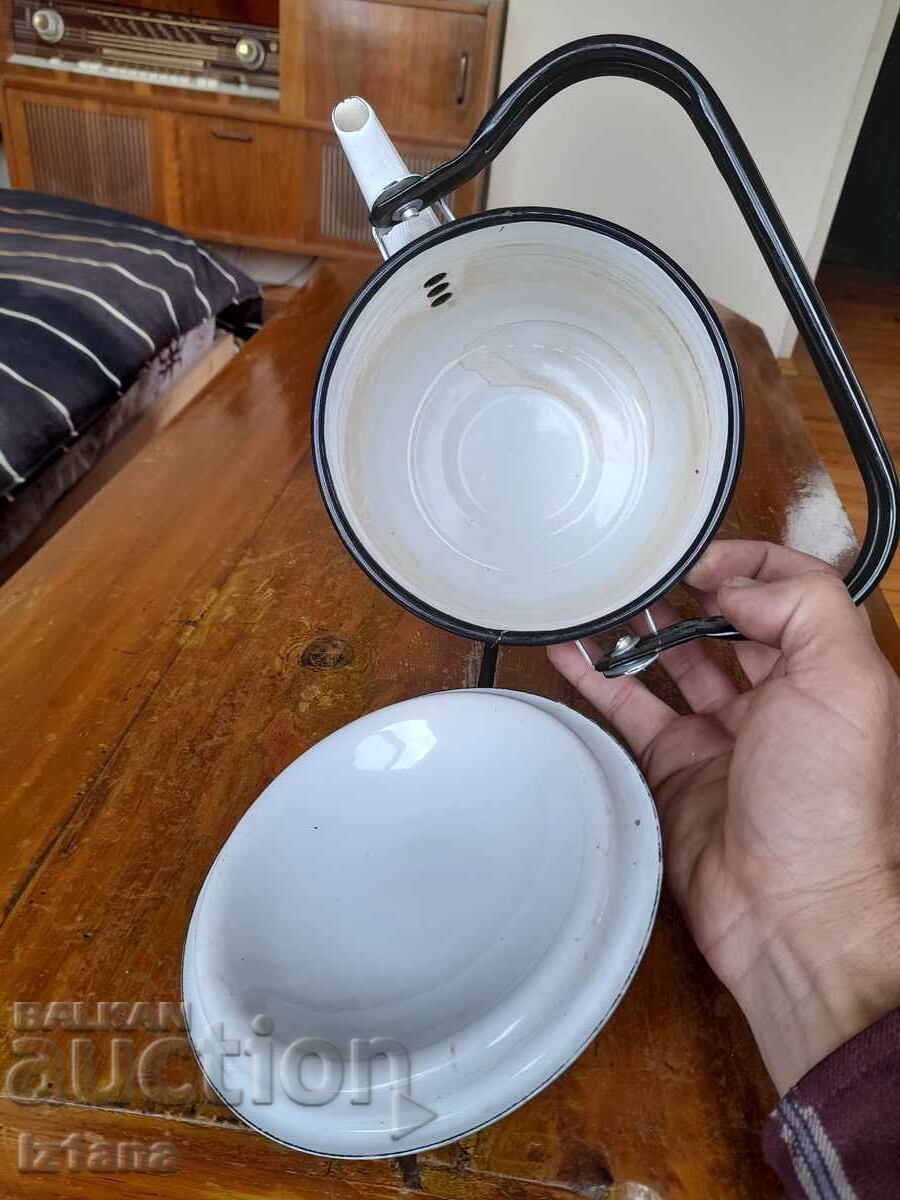 Old enamel teapot - 6 Old enamel teapot - 6