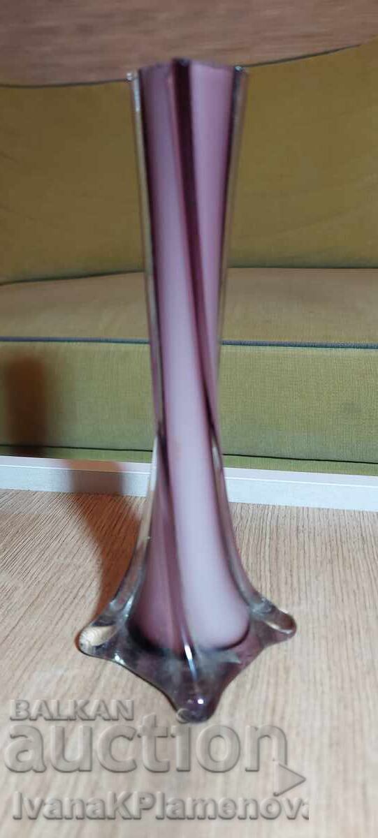 Licitație Vază sticlă înălțime 20cm