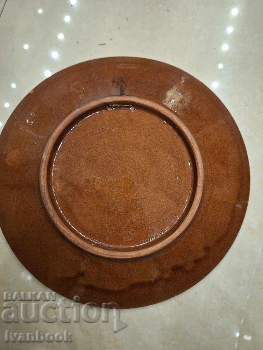 Δημοπρασία Κεραμική πλάκα τοίχου ρετρό κοινωνική. Δημοπρασία Κεραμική πλάκα τοίχου ρετρό κοινωνική.