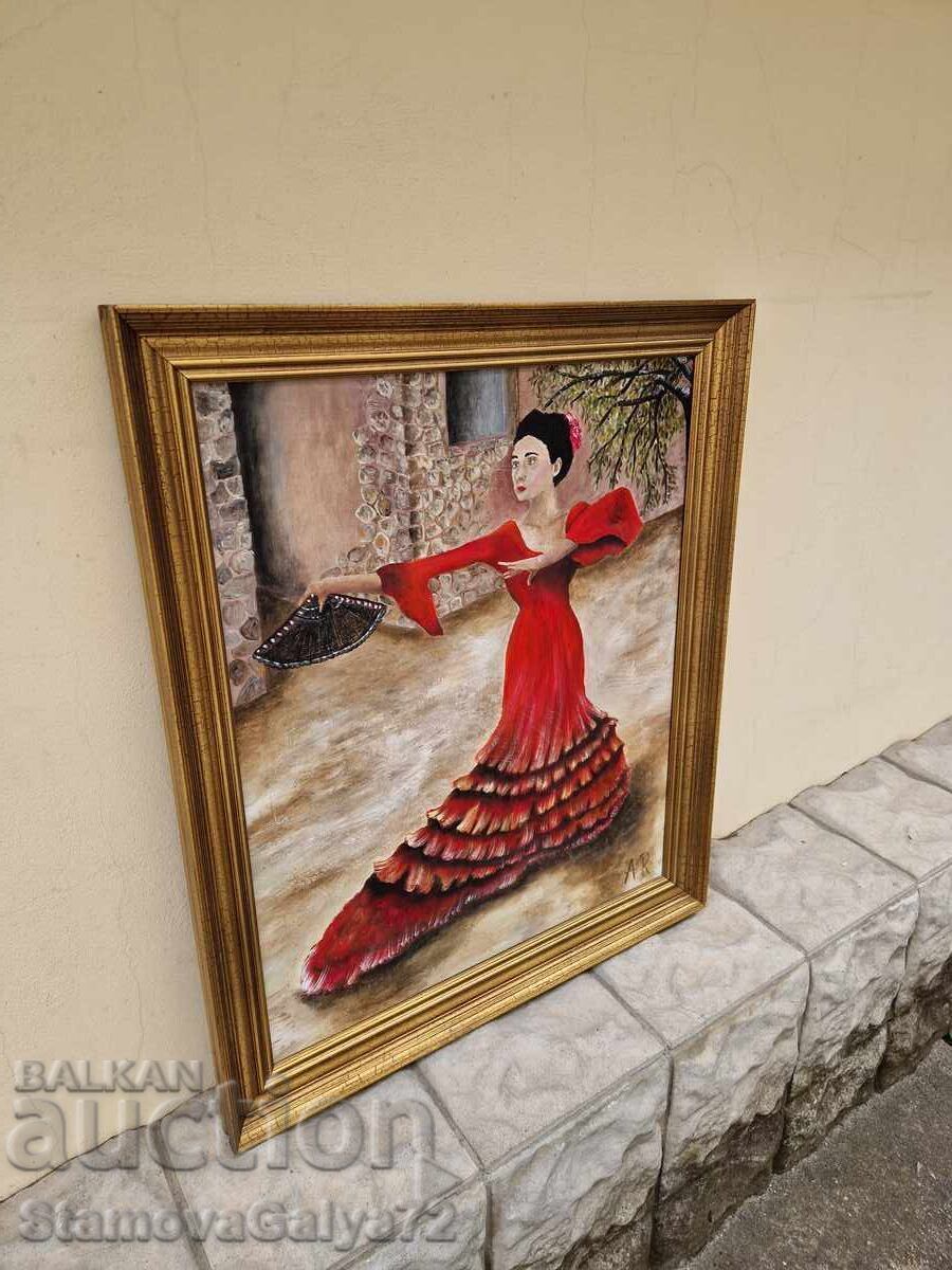 Delivery of Beautiful master painting oil on canvas