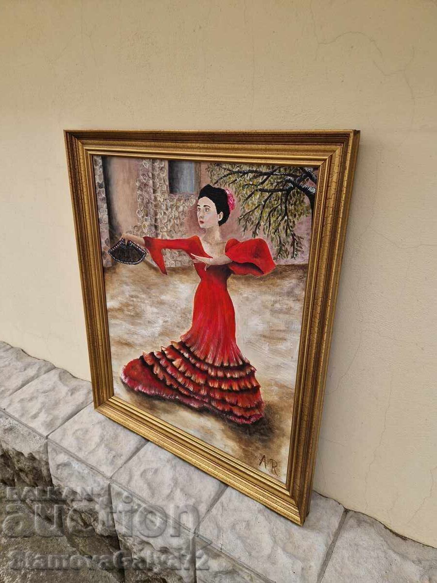 Frumoasă pictură de maestru, ulei pe pânză - 5