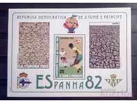 São Tomé and Príncipe 1982 Sport/Football Block MNH