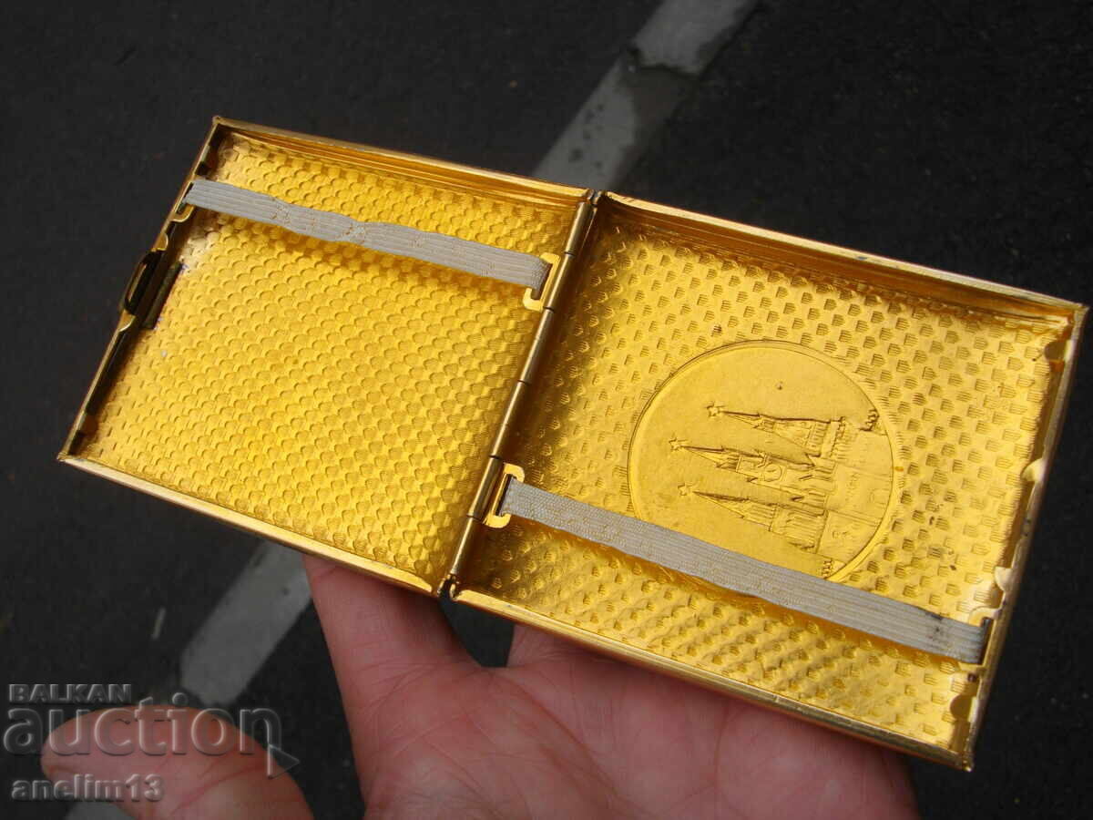 OLD USSR TOBACCO BOX MOSCOW - 7