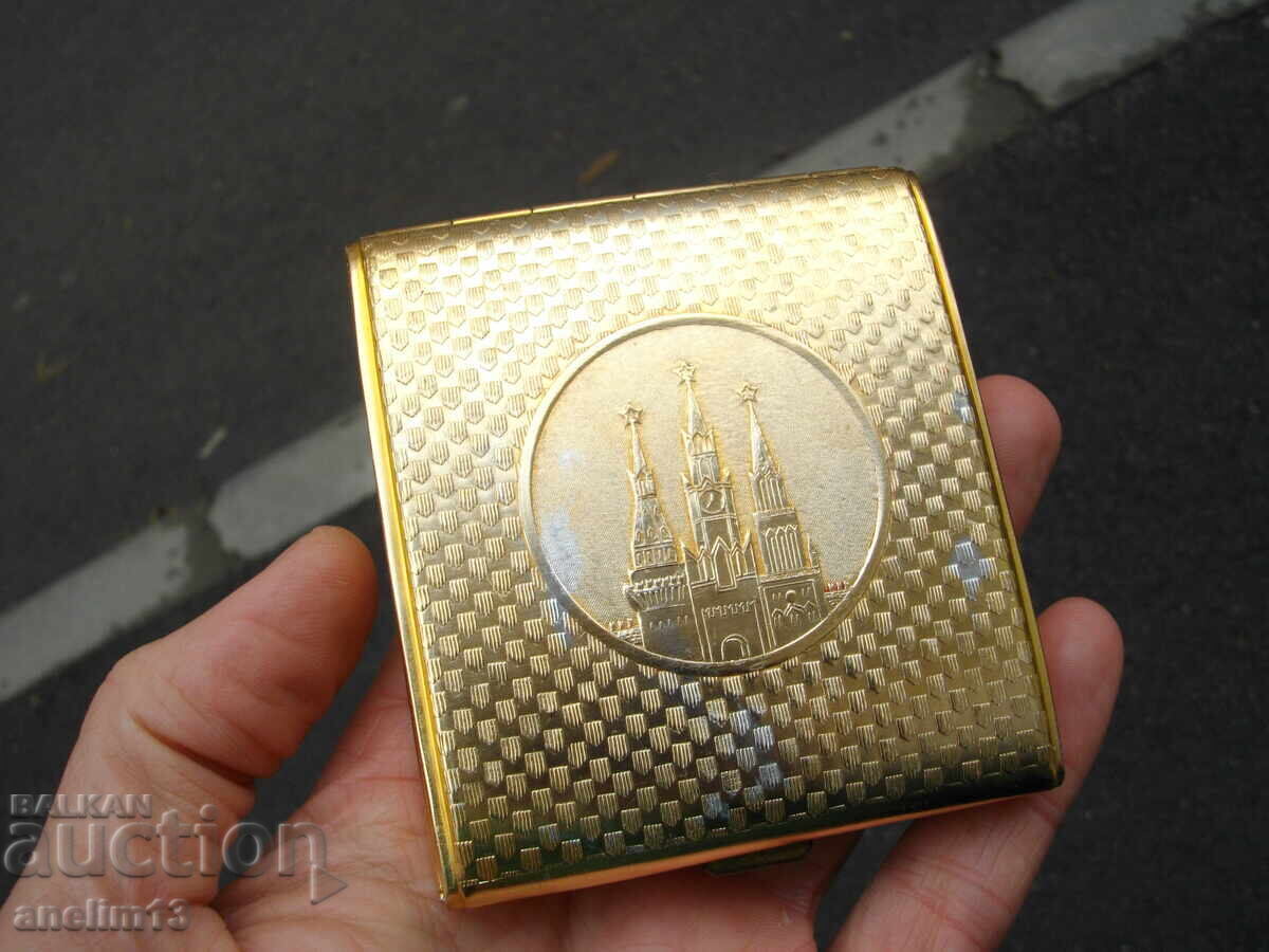 OLD USSR TOBACCO BOX MOSCOW