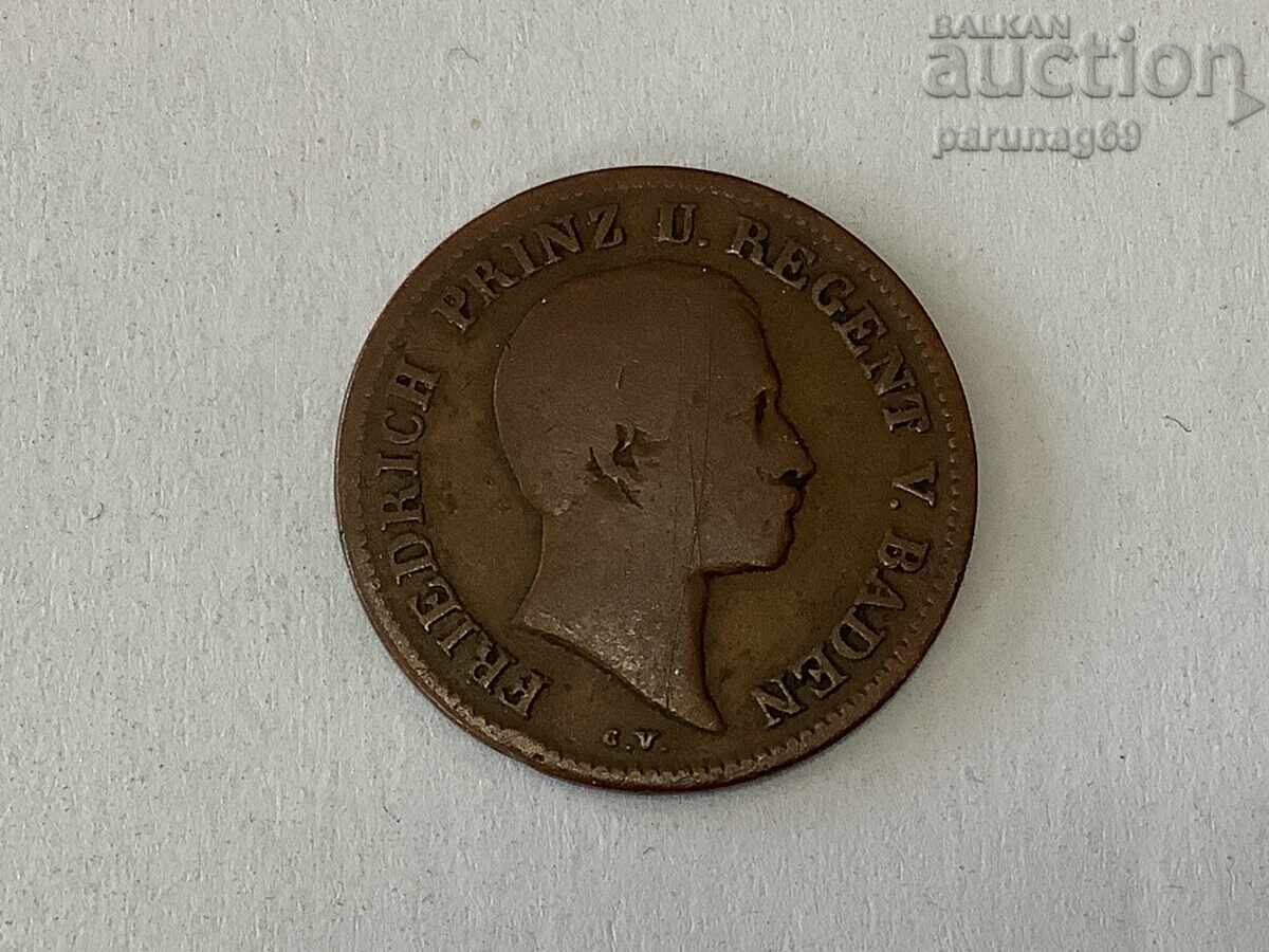 Germany Baden 1 Kreuzer 1856 with price 6.00 BGN | € 3.07 Germany Baden 1 Kreuzer 1856 with price 6.00 BGN | € 3.07