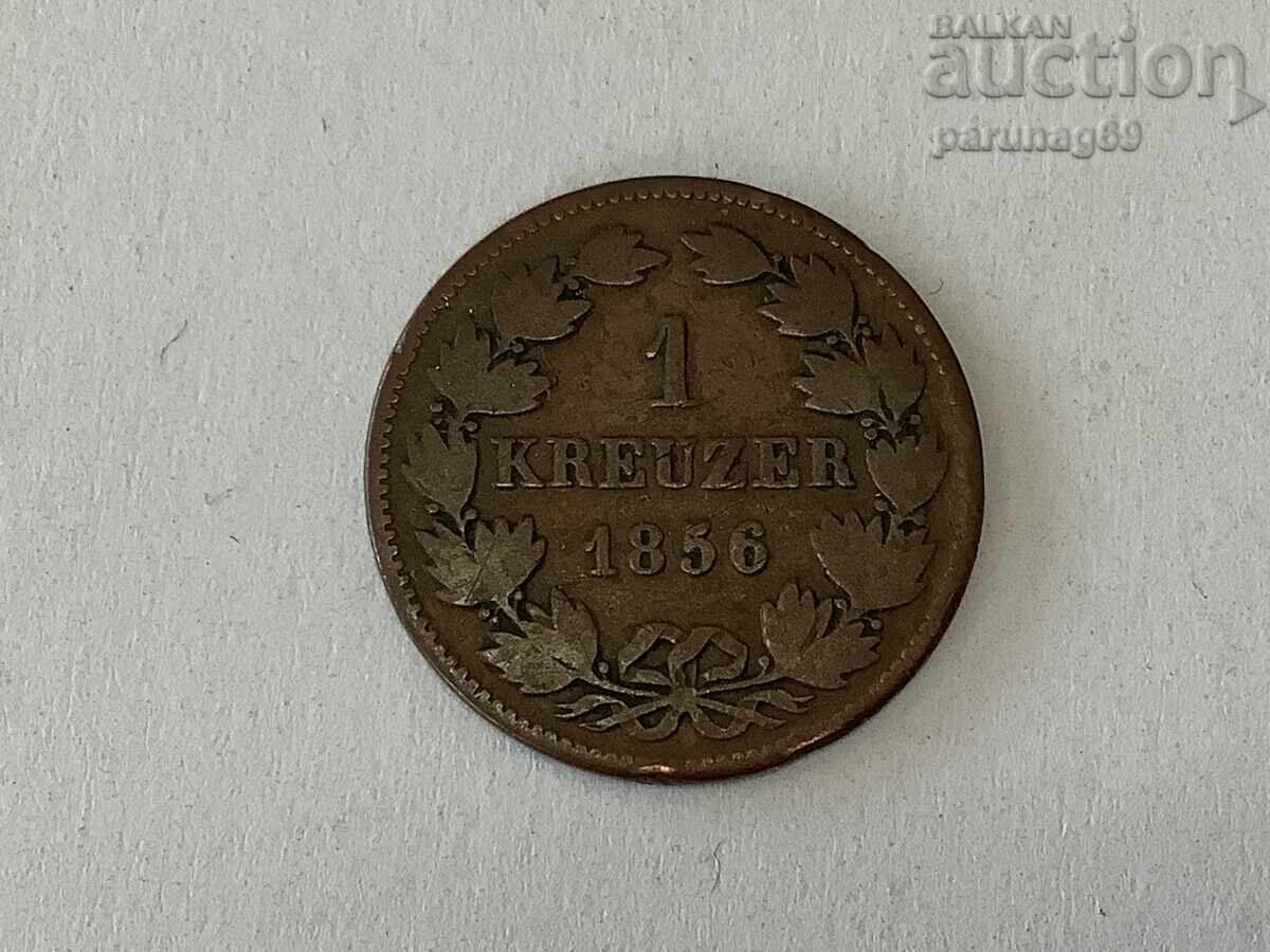 Γερμανία Βάδη 1 κρόιτσερ 1856