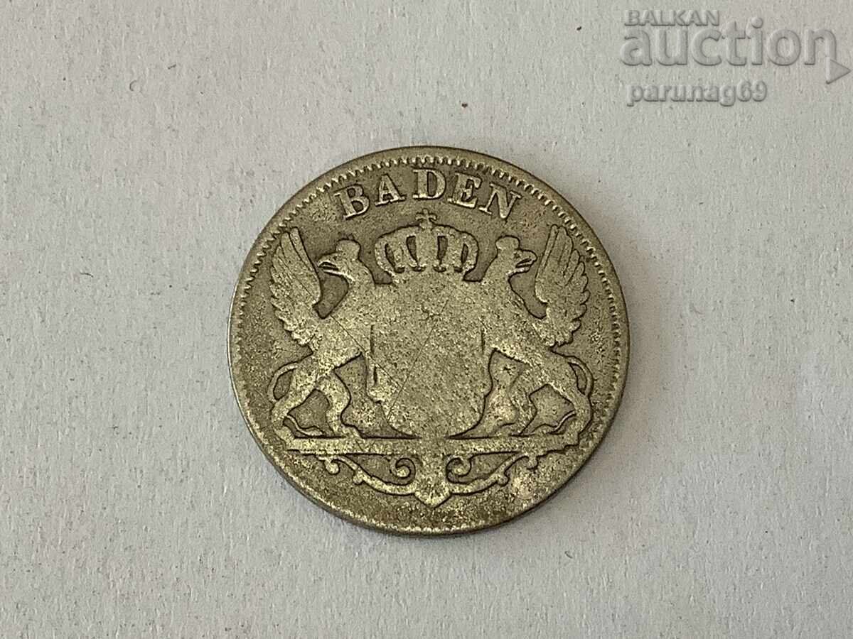 Германия  Баден 6 кройцера 1846 година с цена 14.00 лв. | € 7.16