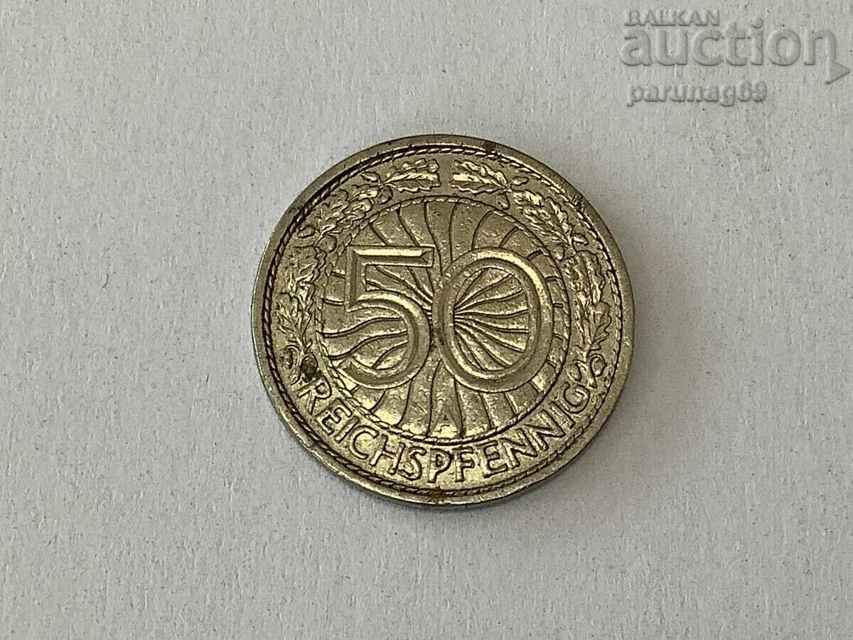 Германия 50 райхс пфенига 1928 година А с цена 6.00 лв. | € 3.07