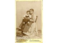 СТАРА ФОТОГРАФИЯ - КАРТОН - НИКИФОР МИНКОВ – СЛИВЕН - М0603