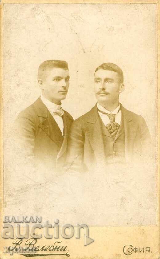 OLD PHOTOGRAPH - CARDBOARD - V. VALEBNI – SOFIA - M0644 OLD PHOTOGRAPH - CARDBOARD - V. VALEBNI – SOFIA - M0644