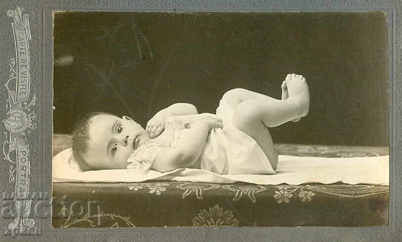 СТАРА ФОТОГРАФИЯ - КАРТОН - ИВАН НЕДЕВ – В. ТЪРНОВО - М0661