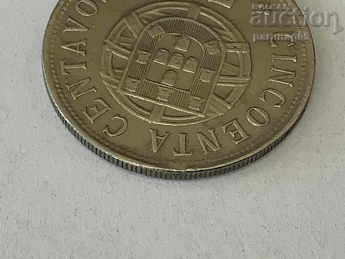 Auction Angola 50 Centavos 1927 Auction Angola 50 Centavos 1927