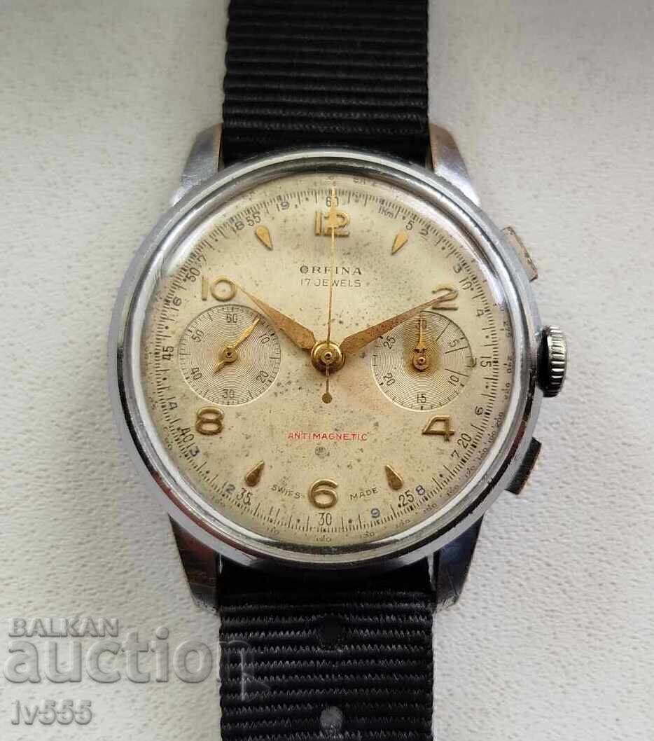 HANDMADE SWISS WATCH/CHRONOGRAPH - ORFINA LANDERON 148 HANDMADE SWISS WATCH/CHRONOGRAPH - ORFINA LANDERON 148