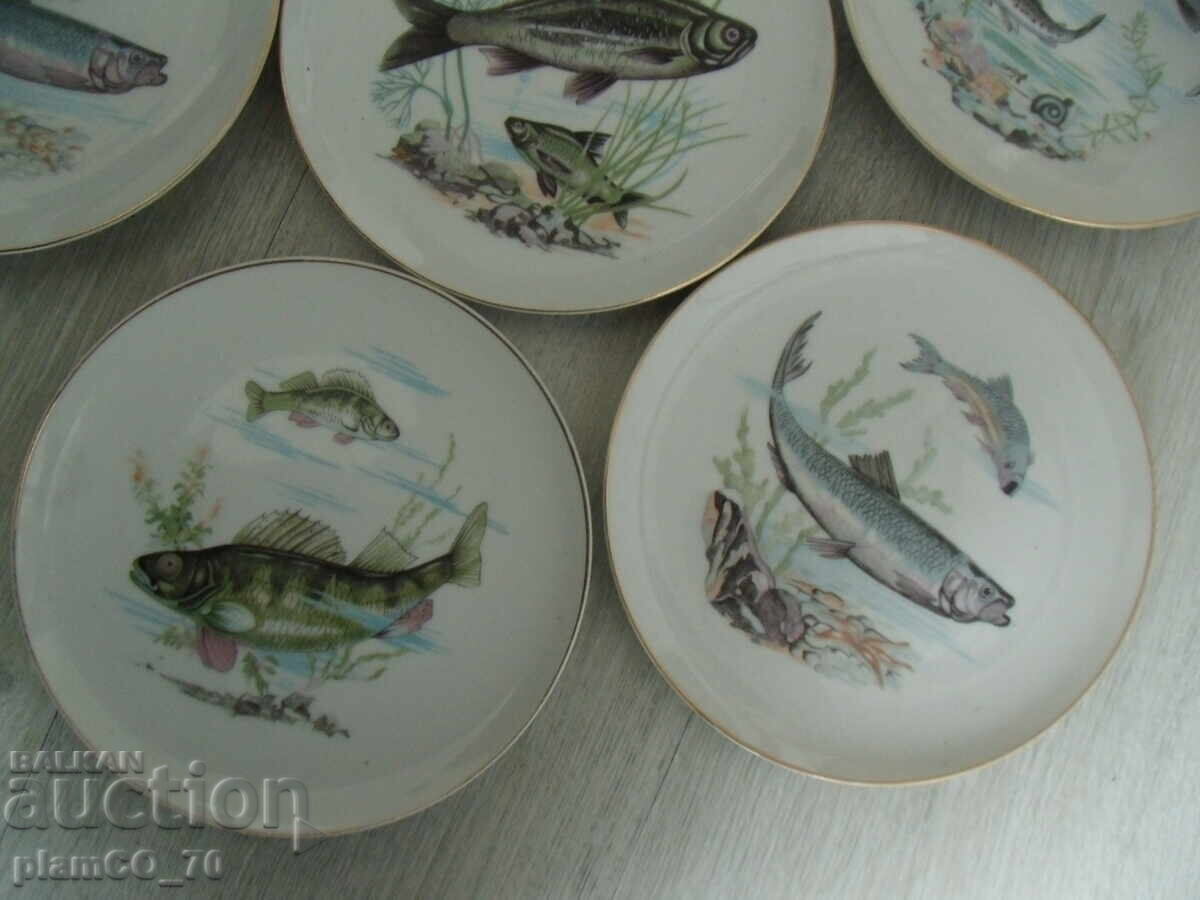 Δημοπρασία №*7964 παλιά ιαπωνικά πορσελάνινα πιάτα - 7 τεμάχια - SAITO JAPAN