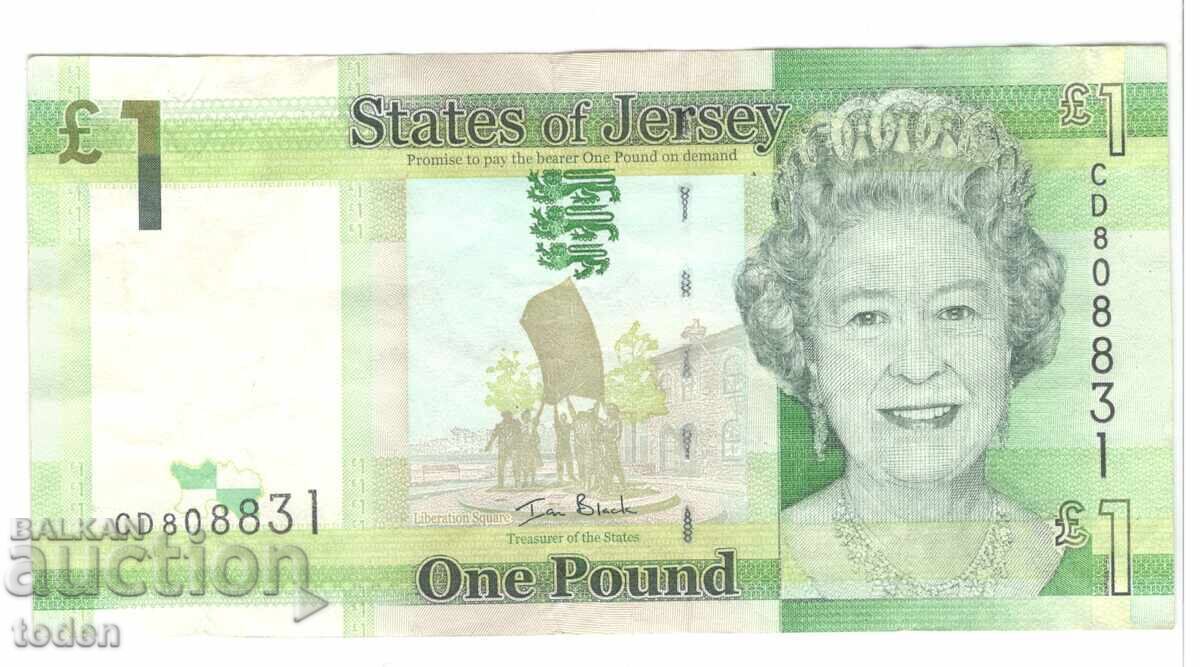 Jersey - 1 Pound - 2010 - P# 32a - Paper