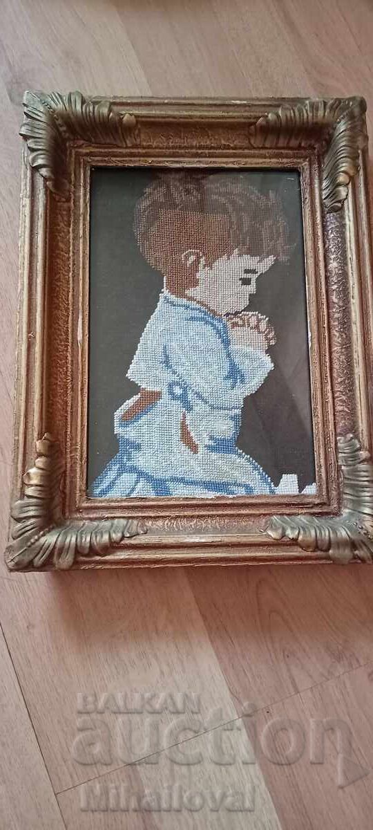 Goblen "Băiețel rugător" cu preț 40.00 BGN | € 20.45