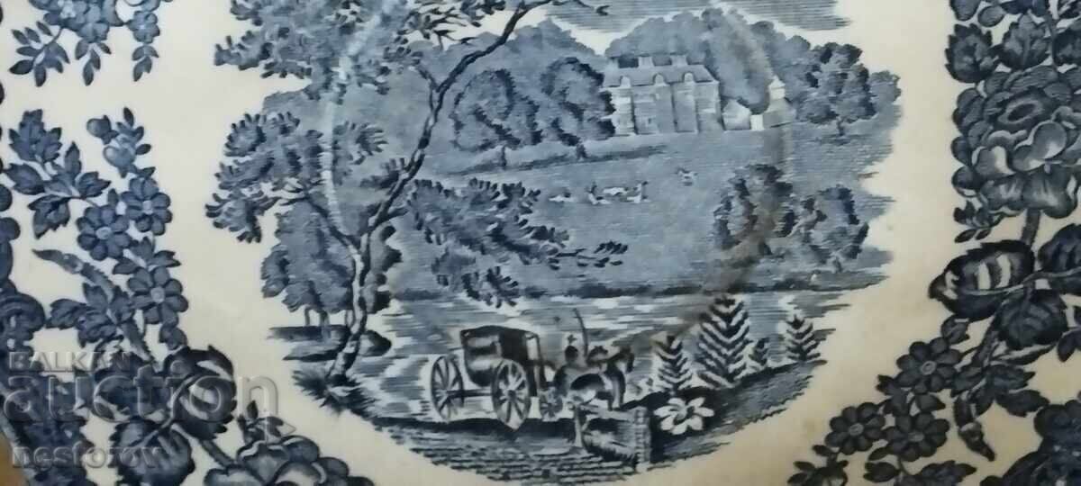 PORȚELAN ENGLEZESC PICTAT, VECHI cu preț € 4.60 | 9.00 BGN