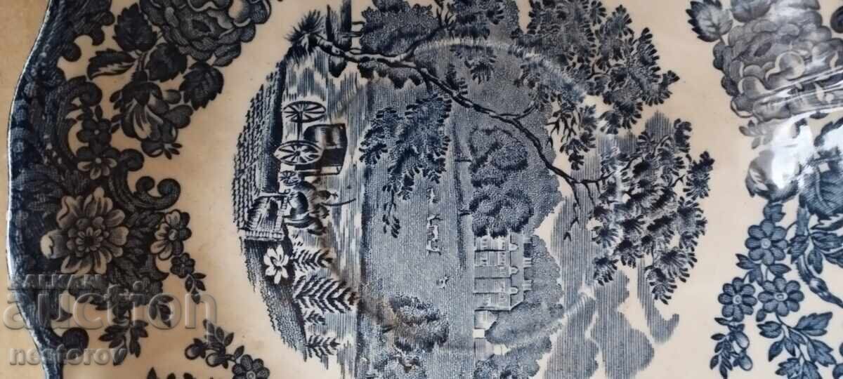 Licitație PORȚELAN ENGLEZESC PICTAT, VECHI