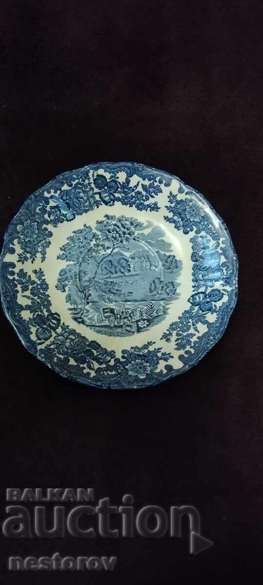 PORȚELAN ENGLEZESC PICTAT, VECHI