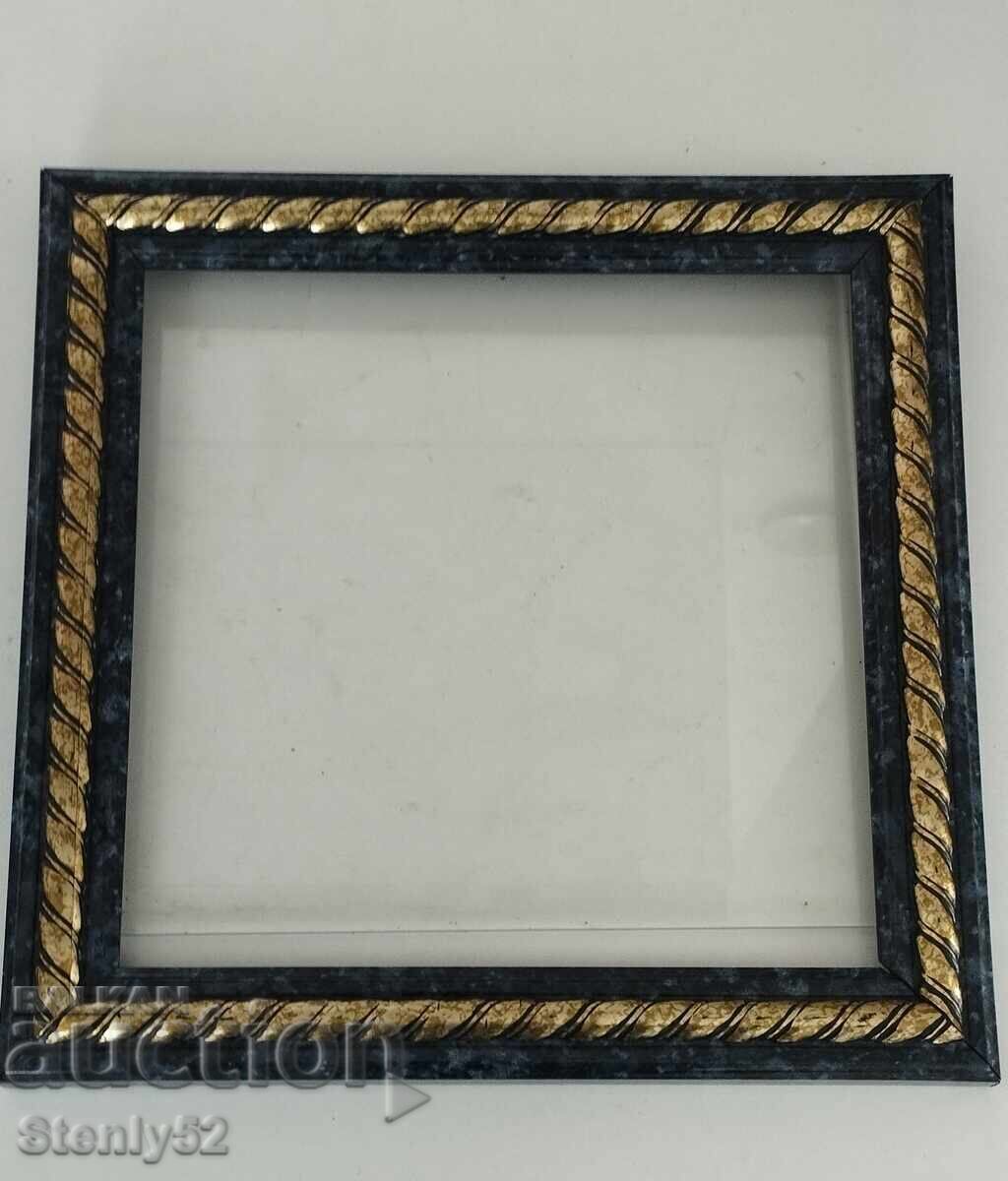 Ramă foto din polistiren 26/26 cm cu sticlă