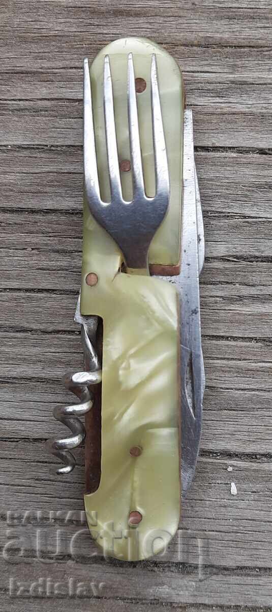 Collector's pocket knife with mother-of-pearl Bukovets