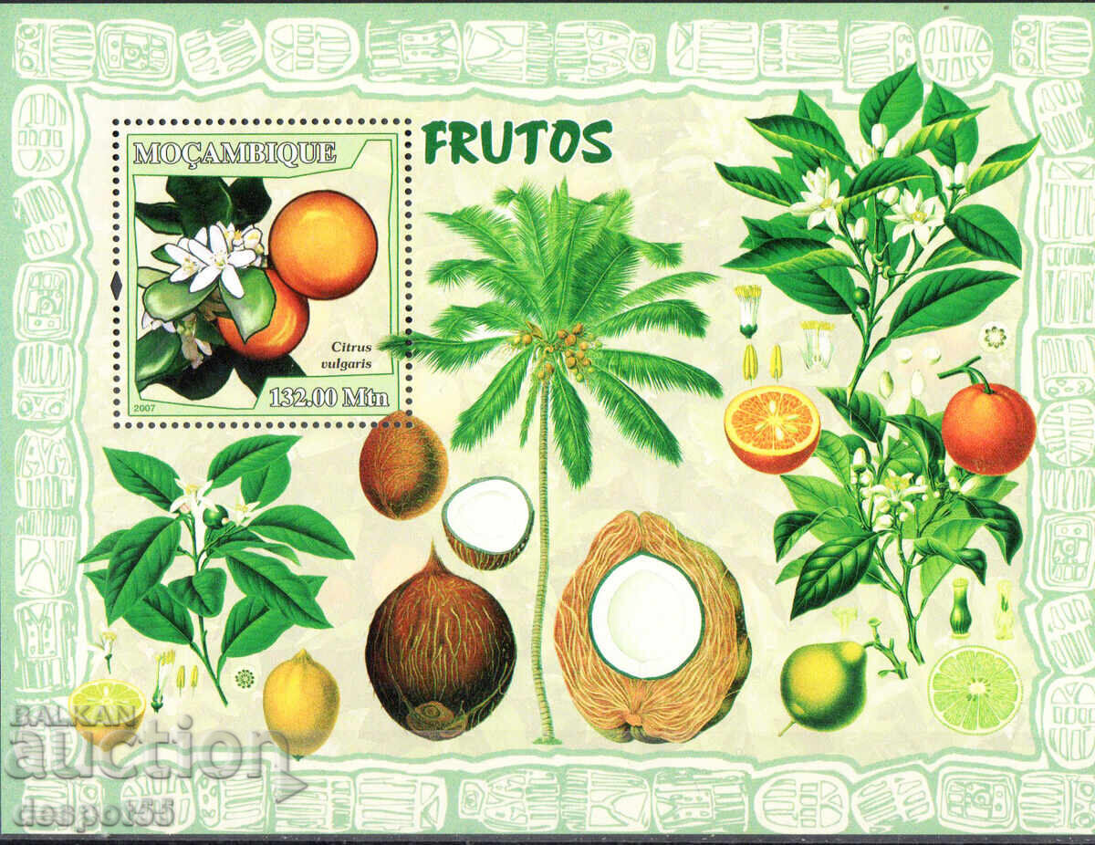 2007. Mozambique. Fruits. Block 2007. Mozambique. Fruits. Block