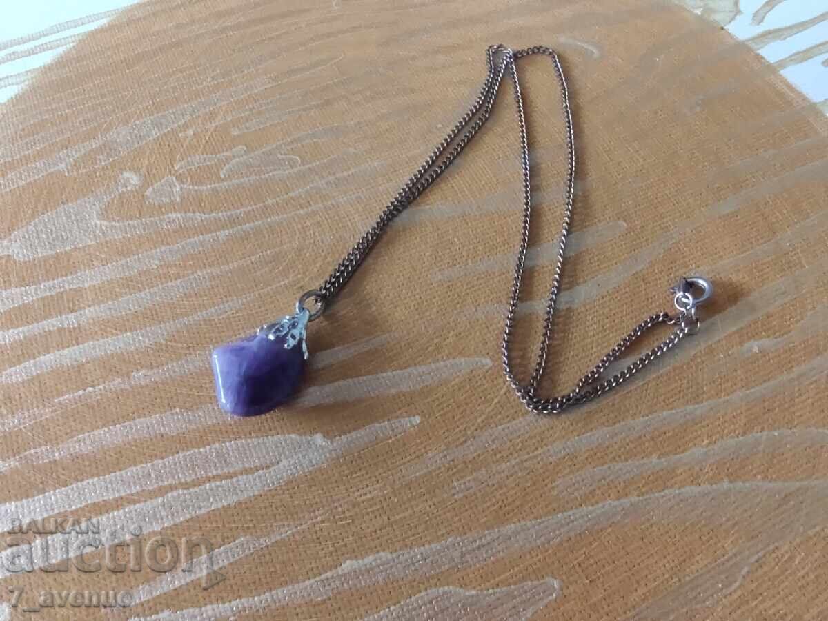 Necklace, stylish charming Amethyst, 30.03.2025 with price 69.00 BGN | € 35.28 Necklace, stylish charming Amethyst, 30.03.2025 with price 69.00 BGN | € 35.28