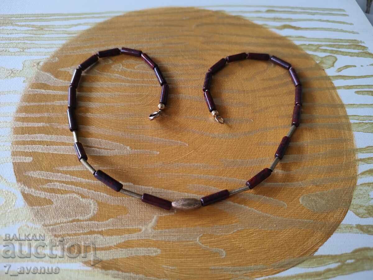Auction Necklace, stylish, charming, natural stone Jasper 30.03.2025 Auction Necklace, stylish, charming, natural stone Jasper 30.03.2025