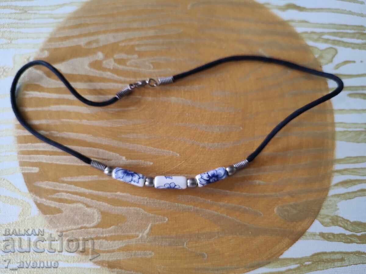 Auction Necklace, stylish charming jewelry, porcelain necklace 30.03.2025 Auction Necklace, stylish charming jewelry, porcelain necklace 30.03.2025