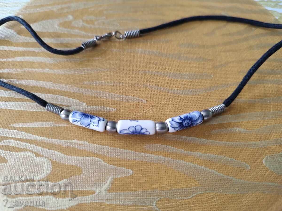 Necklace, stylish charming jewelry, porcelain necklace 30.03.2025 Necklace, stylish charming jewelry, porcelain necklace 30.03.2025