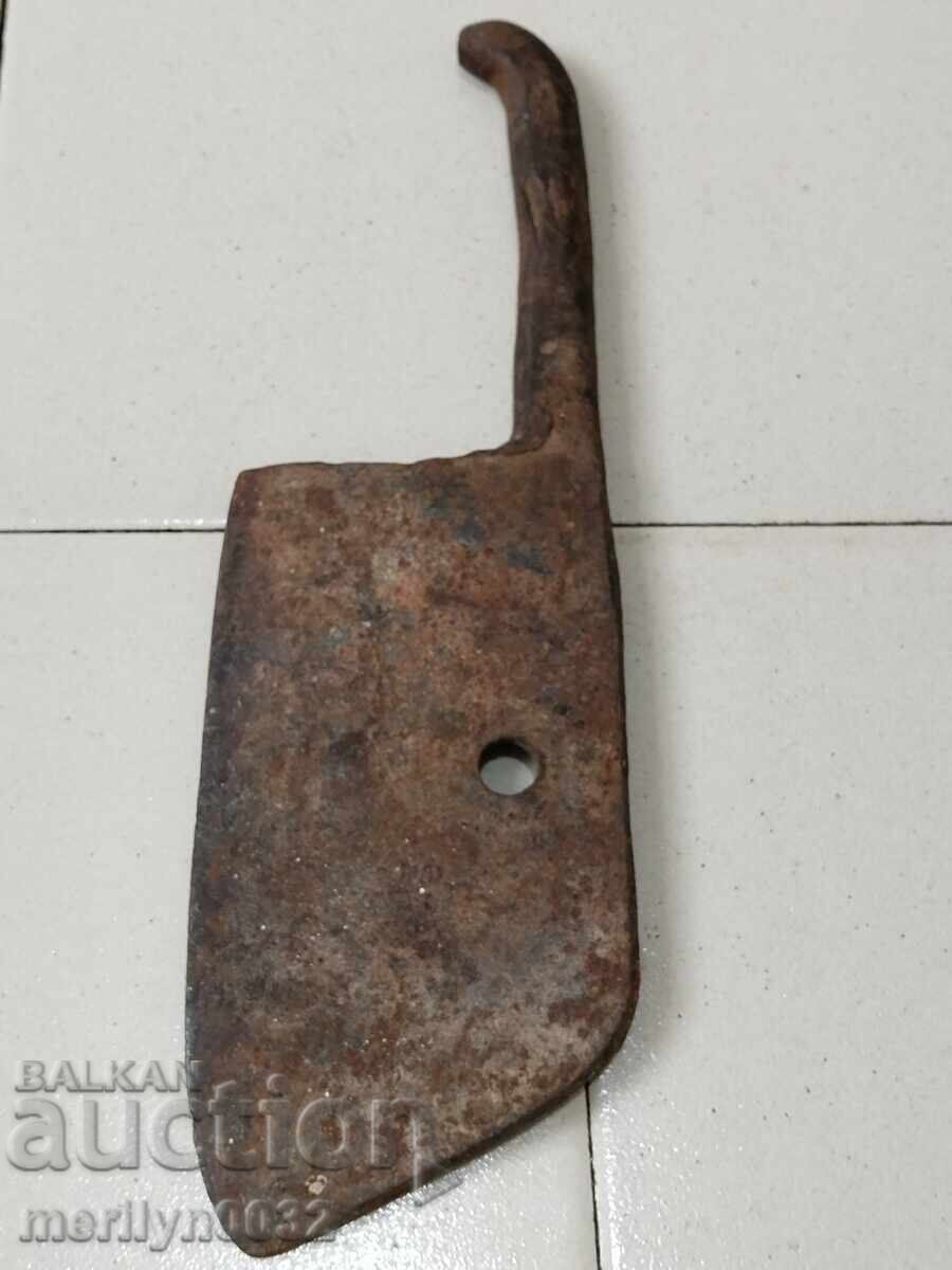 Satyr, axe, knife, wrought iron