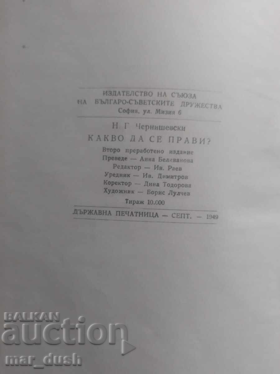 Ce să facem? Nikolai Cernîșevski cu preț € 0.49 | 0.96 BGN