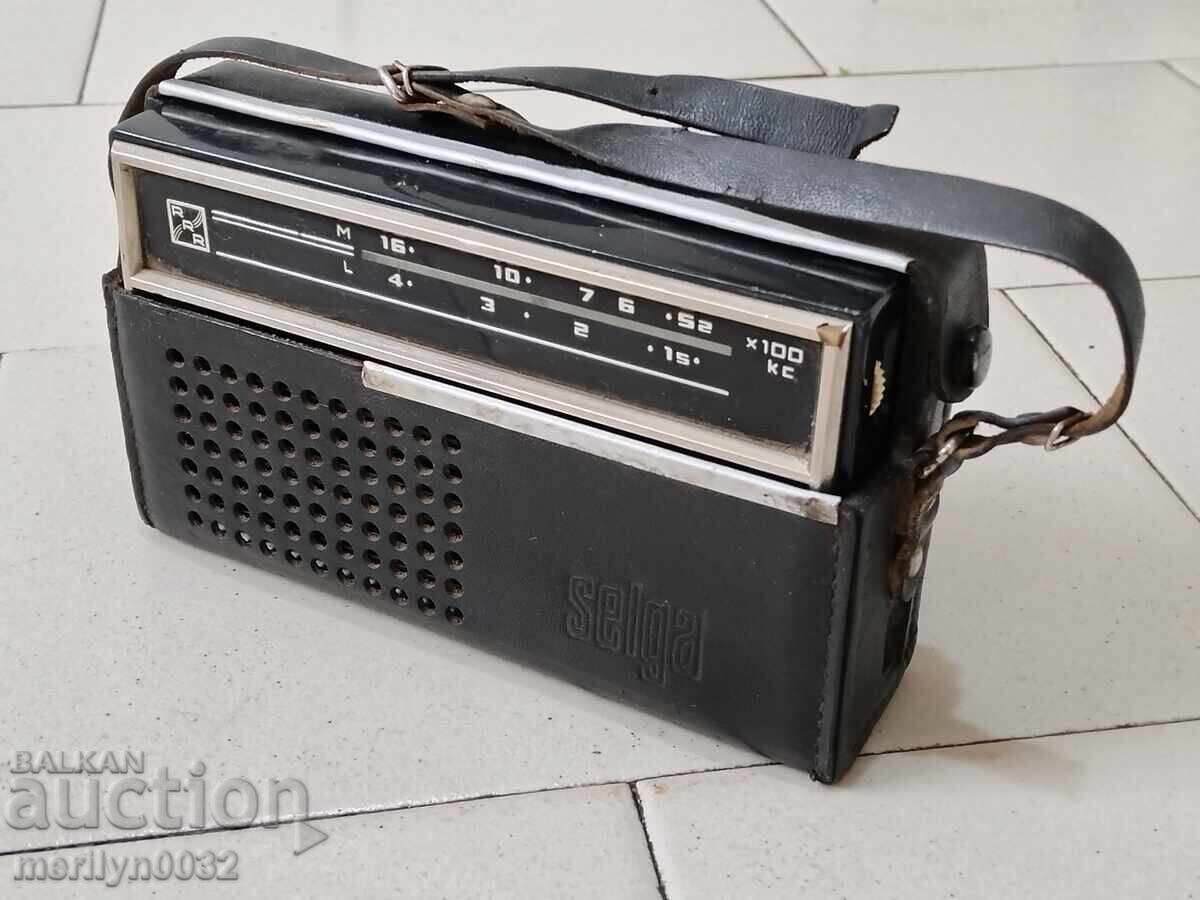 Social transistor "Selga" radio apparatus radio USSR - 7