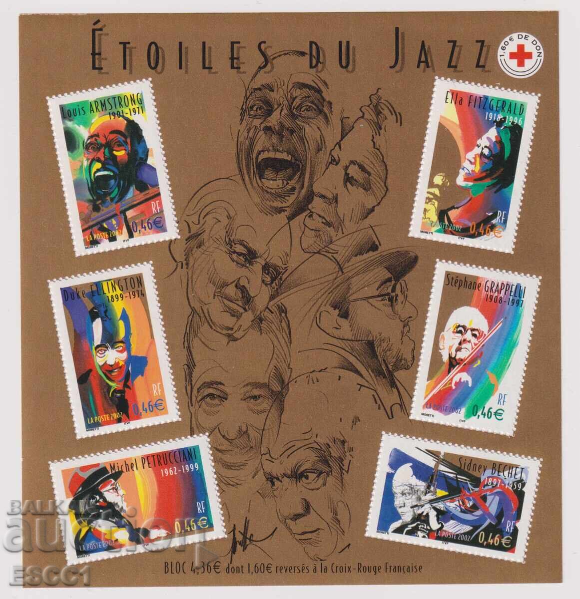 Καθαρό μπλοκ Τζαζ αστέρων Μουσική 2002 από τη Γαλλία