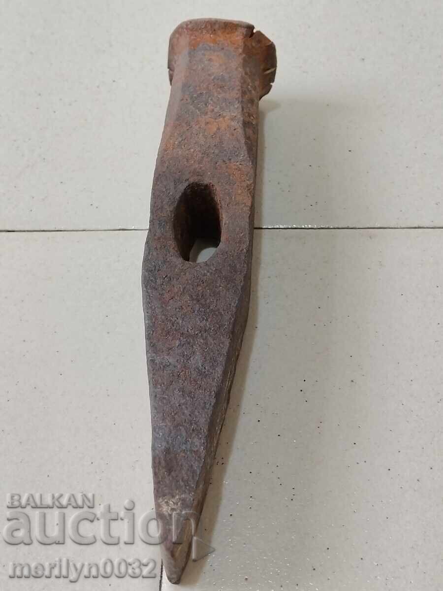 Delivery of Old mason's hammer, tool, pickaxe Delivery of Old mason's hammer, tool, pickaxe