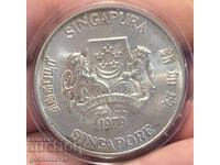 Singapore 10 Dollars 1979 Silver! UNC!
