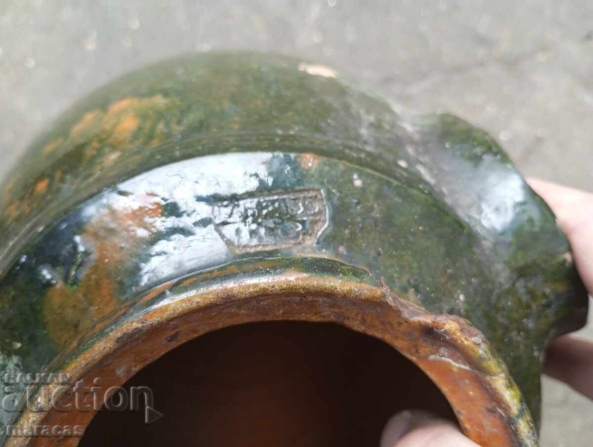 Old ceramic jar with price 20.00 BGN | € 10.23 Old ceramic jar with price 20.00 BGN | € 10.23