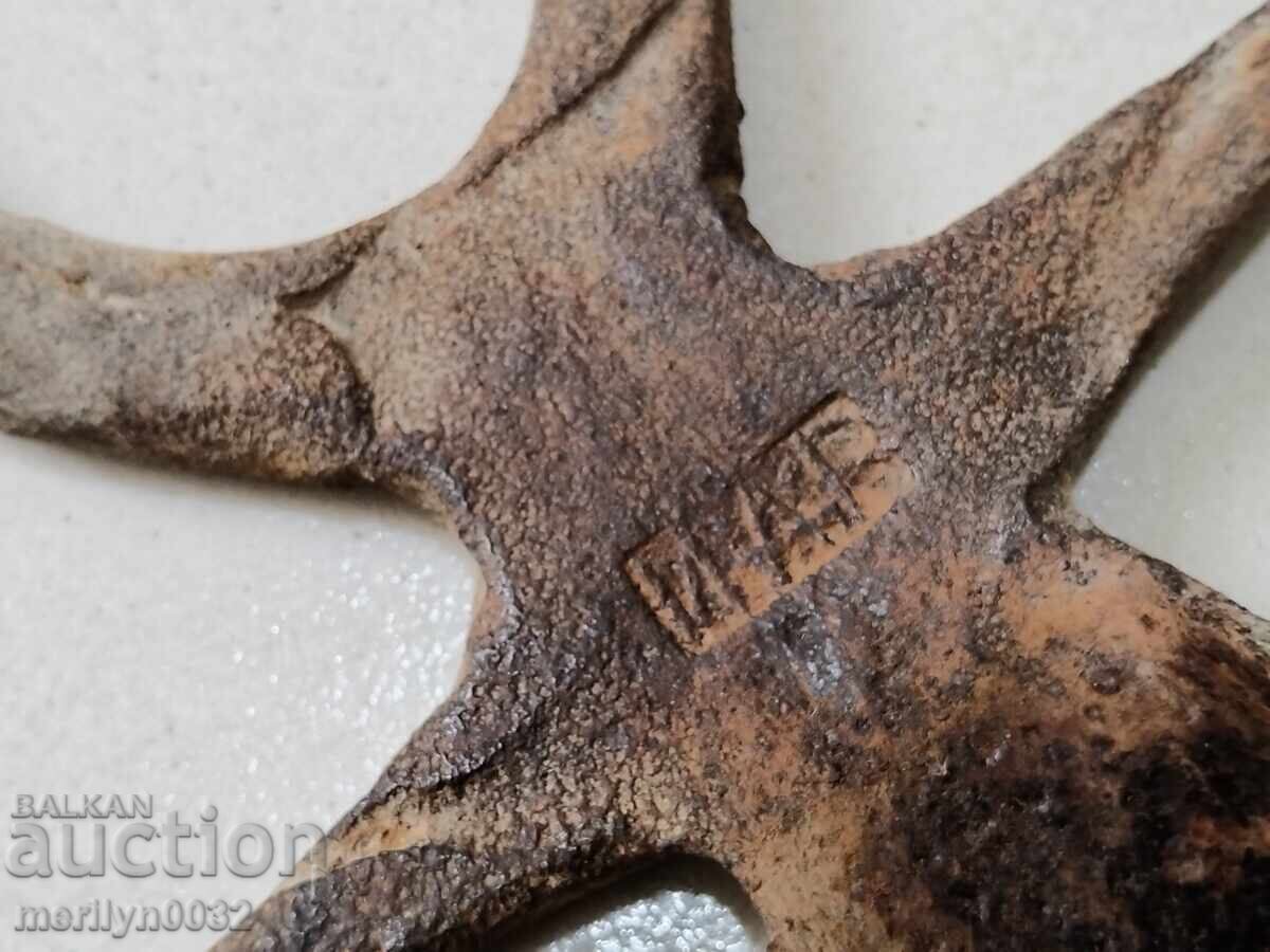 Old Wrought Two Prong, Pitchfork, Wrought Iron with price 39.00 BGN | € 19.94 Old Wrought Two Prong, Pitchfork, Wrought Iron with price 39.00 BGN | € 19.94