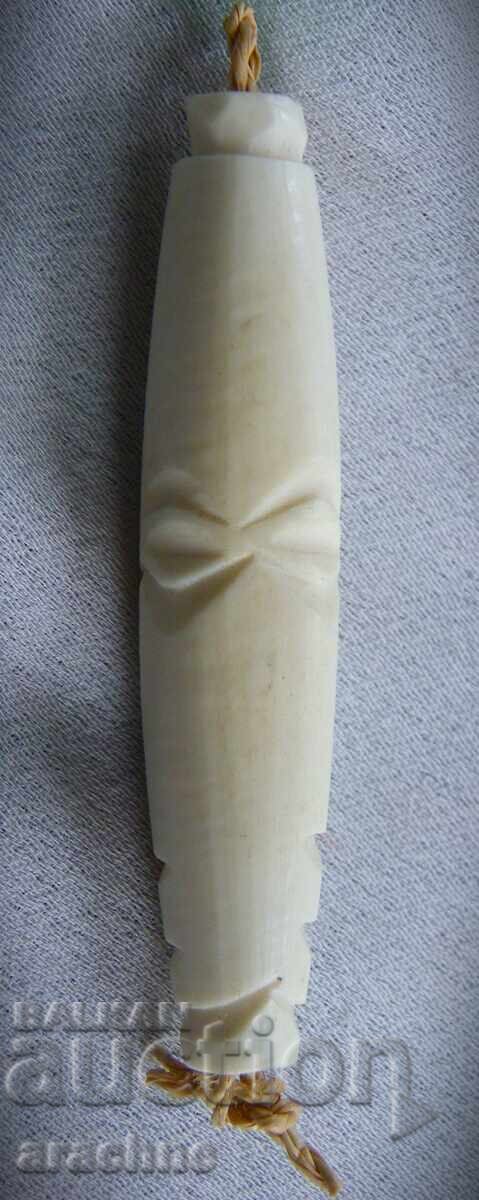 Large pendant, carved from a hippopotamus tooth, Namibia - 6 Large pendant, carved from a hippopotamus tooth, Namibia - 6