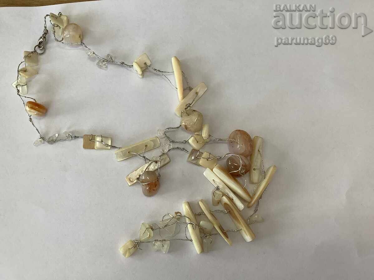 Κολιέ - αγνό κόσμημα MOTHER OF PEARL Εθνογραφία