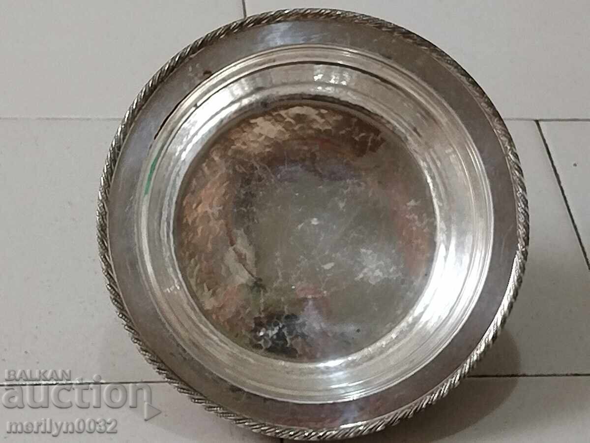 Μεταλλικό σκεύος επάργυρη μπομπονιέρα ζαχαριέρα - 6 Μεταλλικό σκεύος επάργυρη μπομπονιέρα ζαχαριέρα - 6