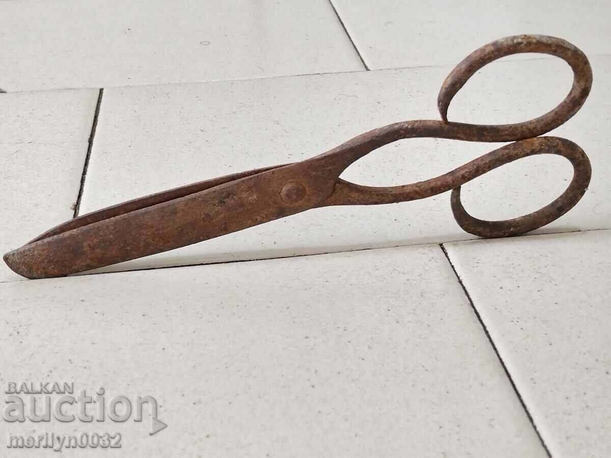 Auction Forged scissors old scissors wrought iron Auction Forged scissors old scissors wrought iron