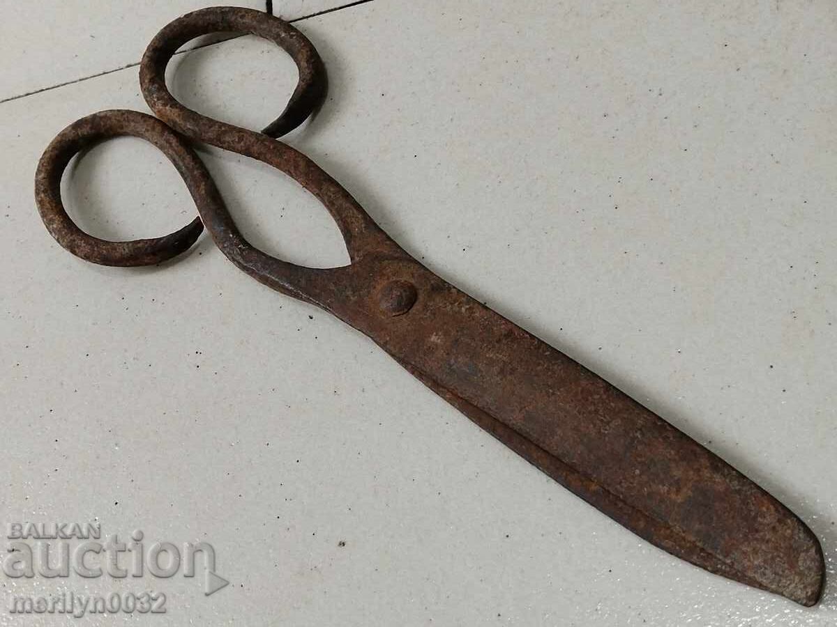 Forged scissors old scissors wrought iron - 7 Forged scissors old scissors wrought iron - 7
