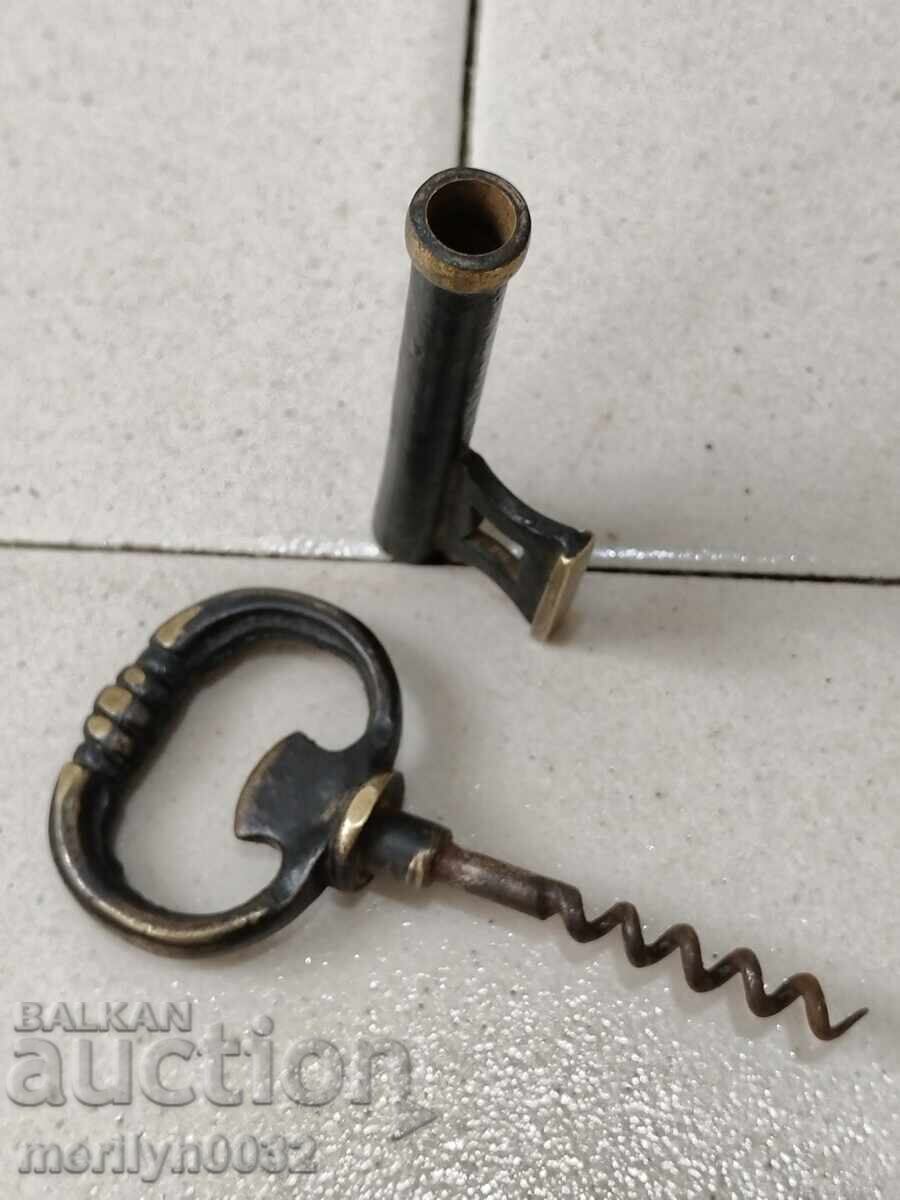 Παλιό μπρούτζινο τιρμπουσόν κλειδί 60-70s USSR - 6